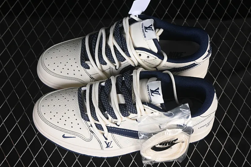 All categories Air Jordan Jordan series basketball shoes Air Jordan 1 Low High-end customized low-top sneakers Travis Scott x Fragment Design x Air Jordan 1 Low OG SP AJ1 Joe 1 joint off-white midnight blue low-top cultural casual sneakers HT5088-603